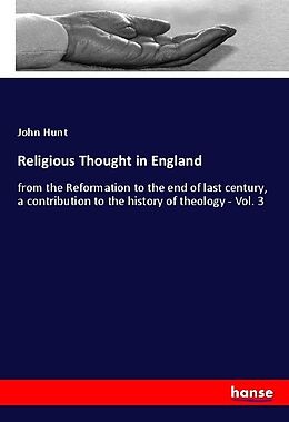 Kartonierter Einband Religious Thought in England von John Hunt