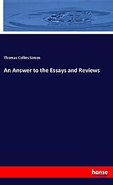 Couverture cartonnée An Answer to the Essays and Reviews de Thomas Collins Simon