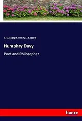 Kartonierter Einband Humphry Davy von T. E. Thorpe, Henry E. Roscoe