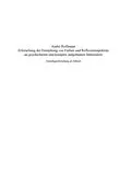 E-Book (pdf) Erforschung der Entstehung von Farben und Reflexionsspektren an geschichteten und komplex aufgebauten Materialien von André Hoffmann