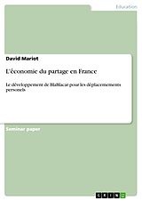eBook (pdf) L'e´conomie du partage en France de David Mariot