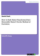eBook (pdf) How Is Dark Matter Transformed Into Detectable Matter? On the Method of Excitation de Daniel Stark