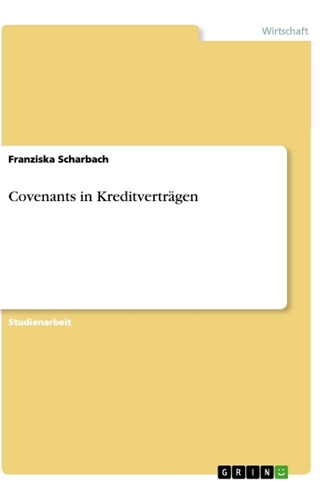 Covenants in Kreditverträgen