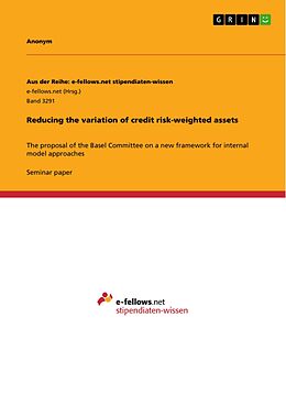 eBook (pdf) Reducing the variation of credit risk-weighted assets de Anonymous