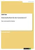 E-Book (pdf) Datensicherheit für die Generation Z von Julie Sue