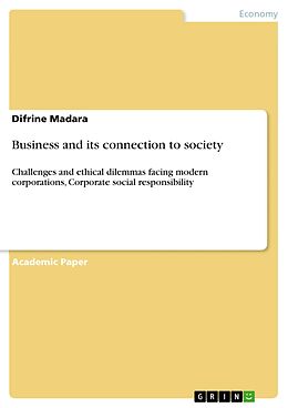 eBook (pdf) Business and its connection to society de Difrine Madara