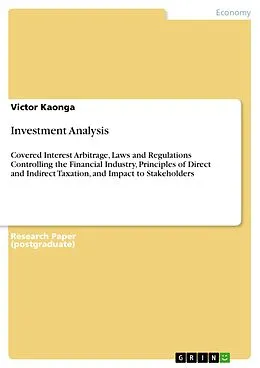 E-Book (pdf) Investment Analysis von Victor Kaonga