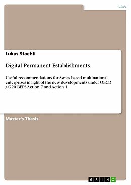 eBook (pdf) Digital Permanent Establishments de Lukas Staehli