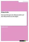 E-Book (pdf) Die Auswirkungen des Klimawandels auf den Skitourismus in den Alpen von Philipp Straßer