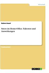 Kartonierter Einband Stress im Home-Office. Faktoren und Auswirkungen von Hatem Aouni