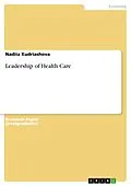 E-Book (pdf) Leadership of Health Care von Nadiia Kudriashova