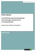 E-Book (pdf) Social Distancing. Psychologische Auswirkungen während der Coronapandemie von Chiara Esposito