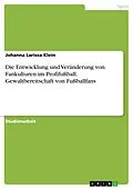 E-Book (pdf) Die Entwicklung und Veränderung von Fankulturen im Profifußball. Gewaltbereitschaft von Fußballfans von Johanna Larissa Klein