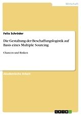 Kartonierter Einband Die Gestaltung der Beschaffungslogistik auf Basis eines Multiple Sourcing von Felix Schröder