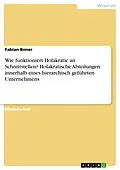 E-Book (pdf) Wie funktioniert Holakratie an Schnittstellen? Holakratische Abteilungen innerhalb eines hierarchisch geführten Unternehmens von Fabian Boner