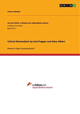 E-Book (pdf) Critical Rationalism by Karl Popper and Hans Albert von Simon Valentin