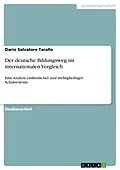 E-Book (pdf) Der deutsche Bildungsweg im internationalen Vergleich von Dario Salvatore Tarallo