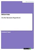 E-Book (pdf) On the Riemann Hypothesis von William Fidler