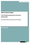E-Book (pdf) Der Pazifismusbegriff bei Dietrich Bonhoeffer von Robert Samuel Langner