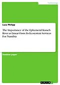 E-Book (pdf) The Importance of the Ephemeral Kuiseb River as Linear Oasis. Its Ecosystem Services For Namibia von Luca Philipp