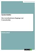 E-Book (pdf) Die verschiedenen Zugänge zur Umweltethik von Carolin Schäfer