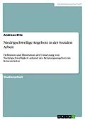 E-Book (pdf) Niedrigschwellige Angebote in der Sozialen Arbeit von Andreas Ette