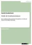 Schule als Sozialisationsinstanz