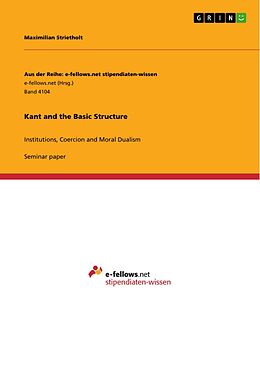 eBook (pdf) Kant and the Basic Structure de Maximilian Strietholt