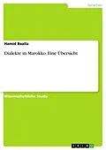 E-Book (pdf) Dialekte in Marokko. Eine Übersicht von Hamid Baalla