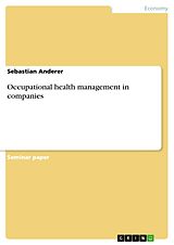 eBook (pdf) Occupational health management in companies de Sebastian Anderer