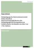 E-Book (pdf) Heilpädagogische Interventionen in der frühen Kindheit. Interventionsmöglichkeiten der Heilpädagogik bei Dysregulation im Schlafverhalten bei Kindern im Alter von 1 bis 3 Jahren von Sonja Jelineck