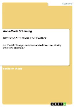 eBook (pdf) Investor Attention and Twitter de Anna-Marie Scheming