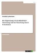 Die Abgrenzung von konkludenter Täuschung und der Täuschung durch Unterlassen
