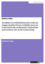 E-Book (pdf) An infinite set of hybrid functions with one unique member whose verifiable zeros are to be found only on Riemann's Critical Line and nowhere else in the Critical Strip von William Fidler