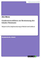 E-Book (pdf) Gradientenverfahren zur Bestimmung des lokalen Minimums von Alex Meros