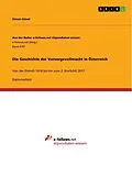 E-Book (pdf) Die Geschichte der Vorsorgevollmacht in Österreich von Simon Günel