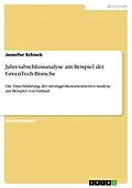 E-Book (pdf) Jahresabschlussanalyse am Beispiel der GreenTech-Branche von Jennifer Schieck