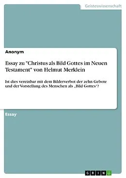 E-Book (pdf) Essay zu "Christus als Bild Gottes im Neuen Testament" von Helmut Merklein von Anonym