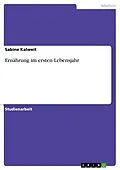 E-Book (pdf) Ernährung im ersten Lebensjahr von Sabine Kalweit
