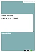 E-Book (pdf) Exegese zu Lk 18,35-43 von Michael Bachhuber