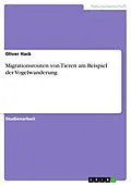 E-Book (pdf) Migrationsrouten von Tieren am Beispiel der Vogelwanderung von Oliver Hack