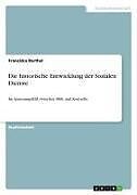 Die historische Entwicklung der Sozialen Dienste