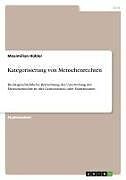 Kategorisierung von Menschenrechten