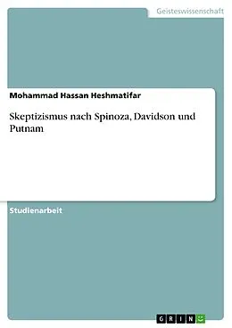E-Book (pdf) Skeptizismus nach Spinoza, Davidson und Putnam von Mohammad Hassan Heshmatifar