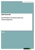 E-Book (pdf) Das Problem der Historizität des Osterereignisses von Kjell Ostenrath