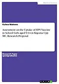 E-Book (pdf) Assessment on the Uptake of HPV Vaccine in School Girls aged 9-14 in Kigoma Ujiji MC. Research Proposal von Kulwa Makono
