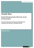 E-Book (pdf) Körpertherapeutische Elemente in der Psychoanalyse von Alexander Meyer