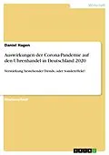 E-Book (pdf) Auswirkungen der Corona-Pandemie auf den Uhrenhandel in Deutschland 2020 von Daniel Hagen
