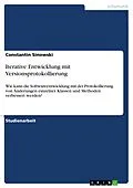 E-Book (pdf) Iterative Entwicklung mit Versionsprotokollierung von Constantin Sinowski