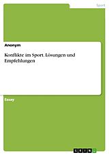 E-Book (pdf) Konflikte im Sport. Lösungen und Empfehlungen von Anonym